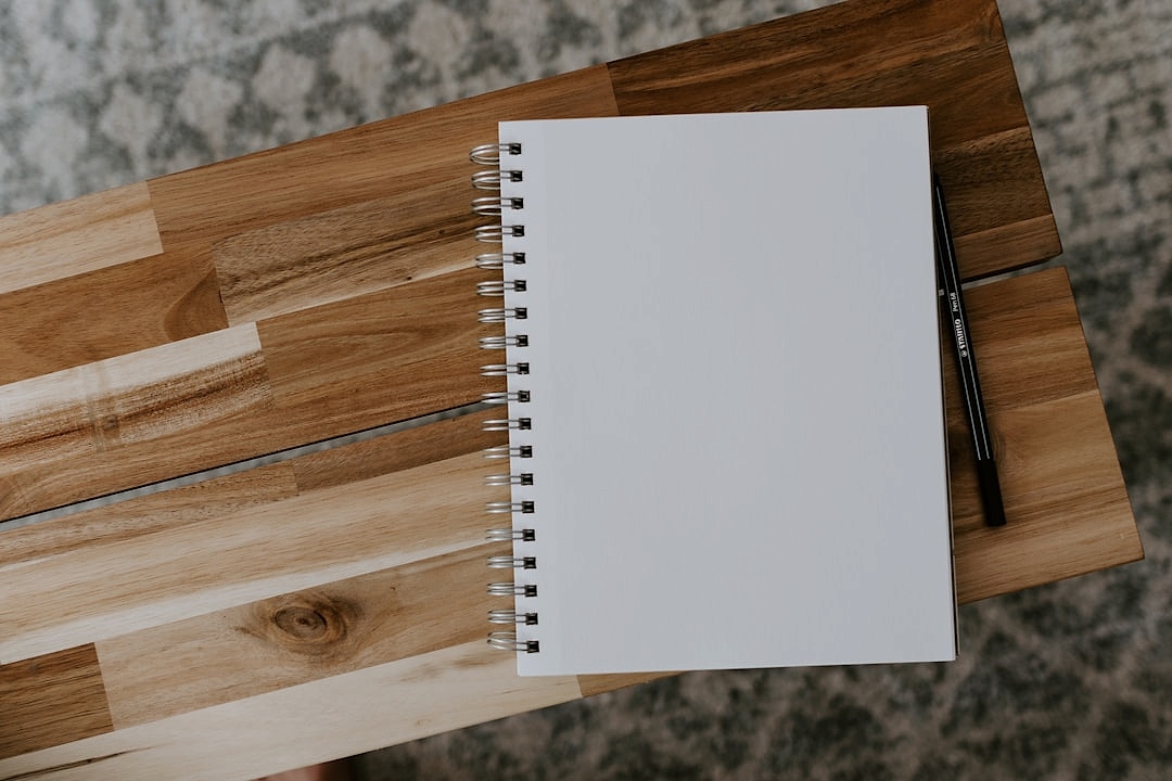 Journal and notebook for reflective practices on errors